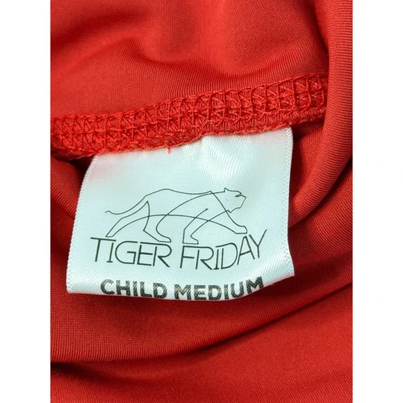 Tiger Friday 13 Hippie Shorts Bisque Red Child Medium CM Dance Booty Shorties - Picture 7 of 9
